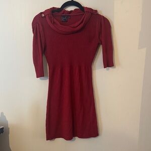 Take Out Red Knit Sweater